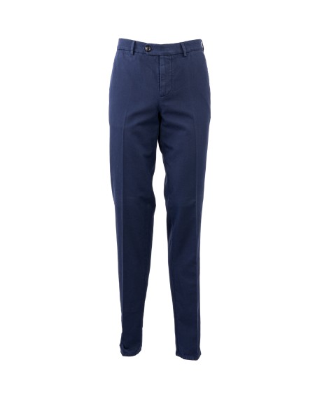 Shop BRUNELLO CUCINELLI  Pantalone: Brunello Cucinelli pantalone italian fit in gabardina di cotone.
Chiusura a zip con bottoni e controbottoni.
Tasche laterali.
Tasche posteriori a filetto con bottone.
Composizione: 100% cotone.
Made in Italy.. M252DI1770-C2515
